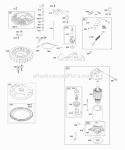 Part Location Diagram of 693102 Briggs and Stratton Spring-Governor